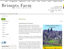 Tablet Screenshot of brimptsfarm.co.uk